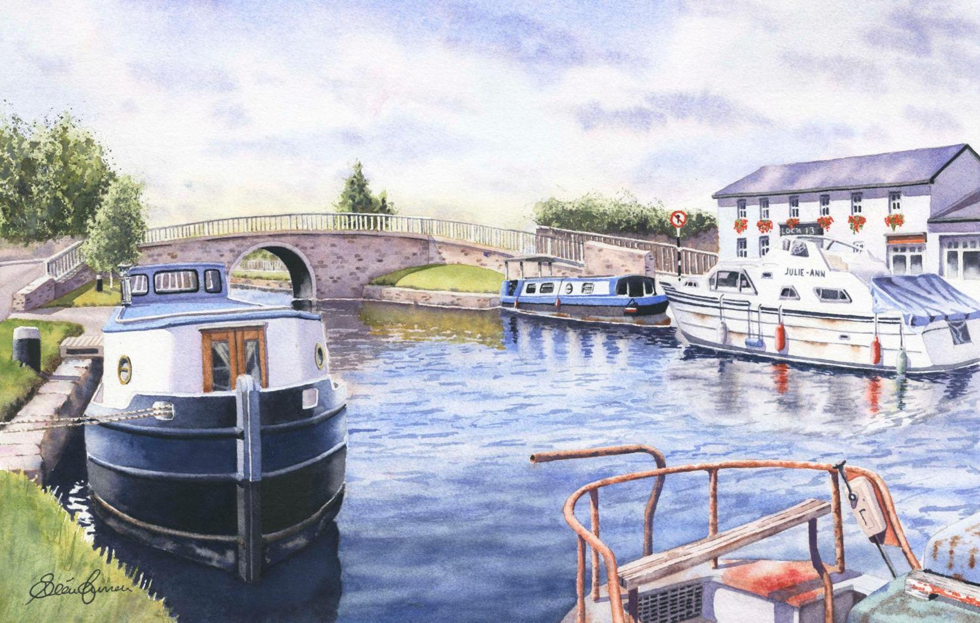 Roisin Dubh Houseboat Sallins Exterior foto